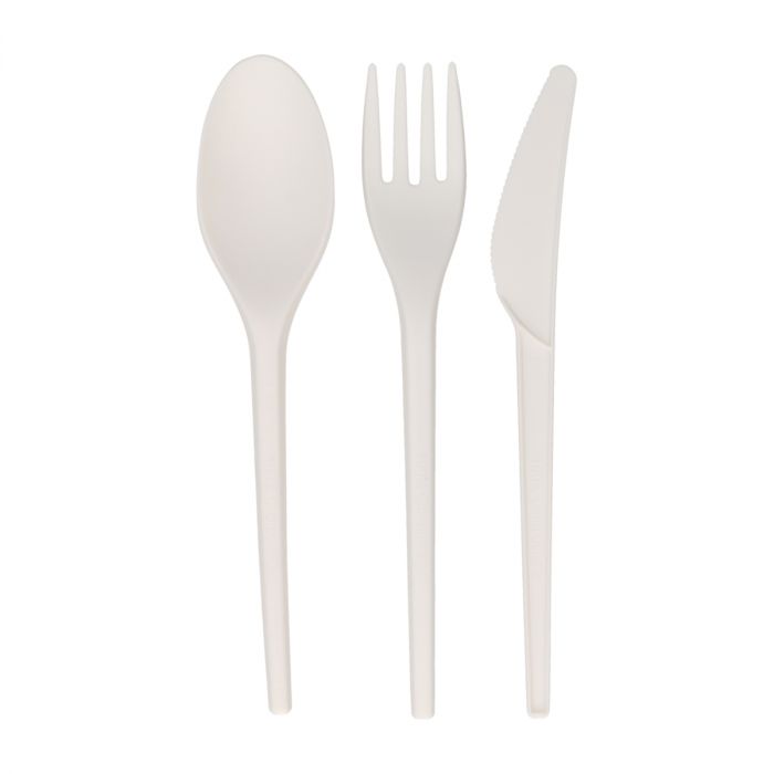 Kit de Cubiertos 3 piezas Blanco