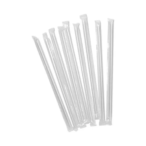 Pitillo Envuelto Traslúcido 7 3/4"