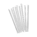 Pitillo Envuelto Traslúcido 7 3/4"