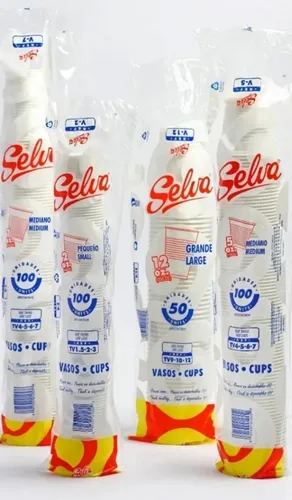 Vaso Selva Blanco 5 onzas