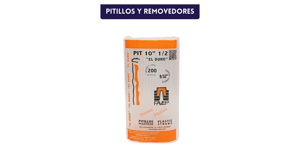 Pitillo El Duro 10 1/2"