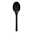 Cucharita Postre Negra Empacada