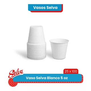 Vaso Selva Blanco 5 onzas