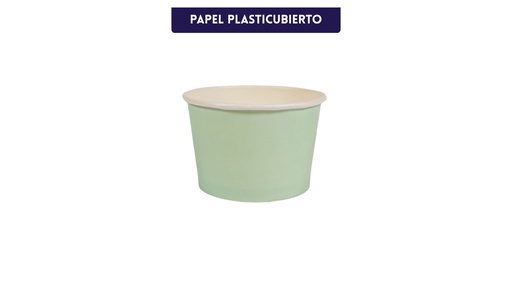 [SUVYX-00800007] Tina de Papel 8 onzas Verde